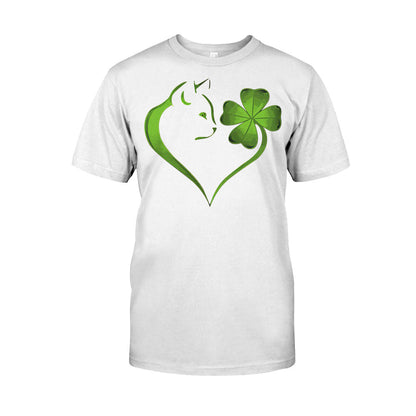 Cat Heart Irish - T-shirt and Hoodie 0119