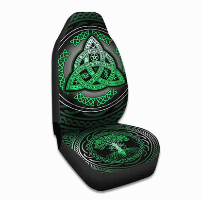 Celtic Triquetra Wicca - Witch Seat Covers 0822