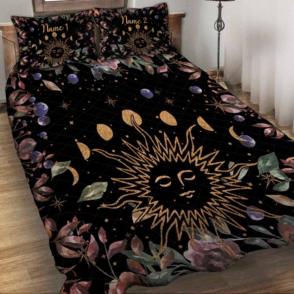 The Moon - Personalized Witch Quilt Set