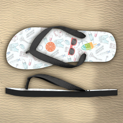 Nurse Off Duty - Personalized Flip Flops