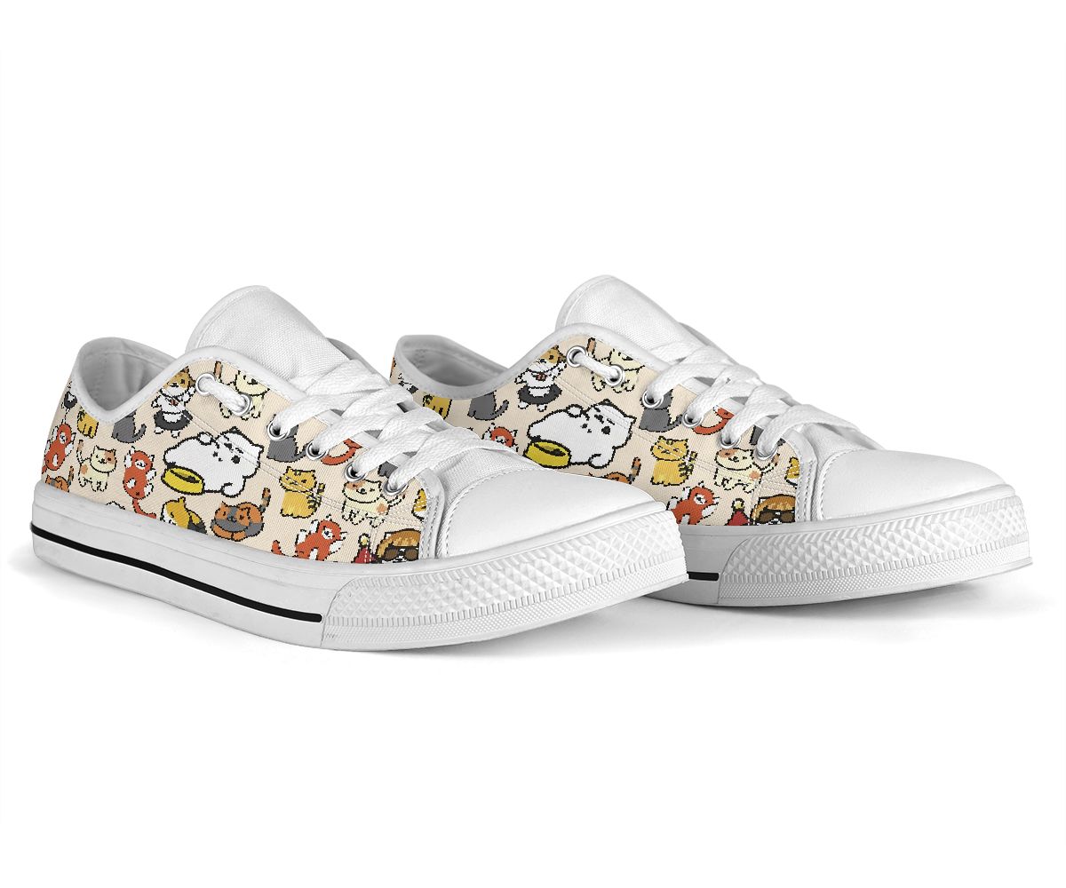 Lovely Cats Cat Low Top Shoes 0622