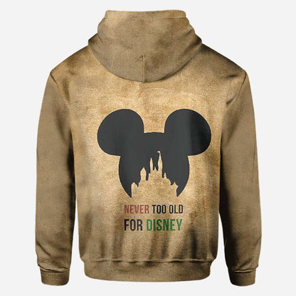 Never Too Old Mouse All Over Shirts
