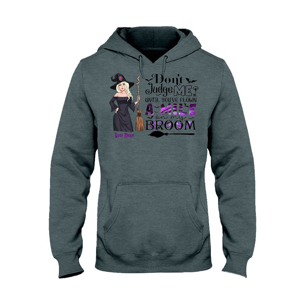 Don't Judge Me - Personalized Witch T-shirt and Hoodie
