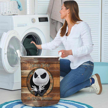 Laundry Today - Nightmare Storage Basket With 3D Pattern Print