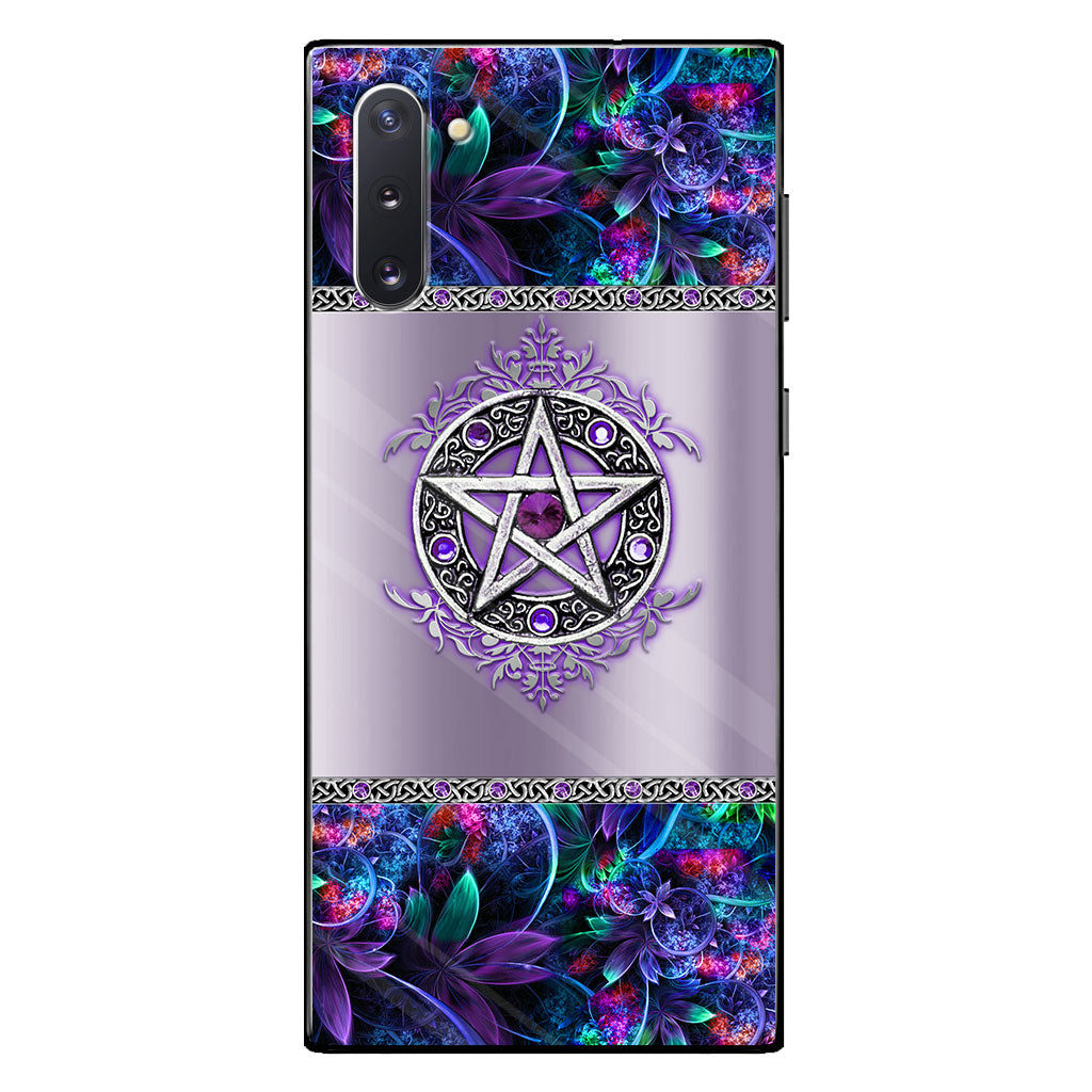 Purple Pentacle Witch - Personalized Phone Case