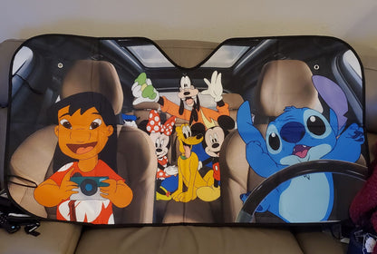 Friends Ohana Car Sunshade 0823