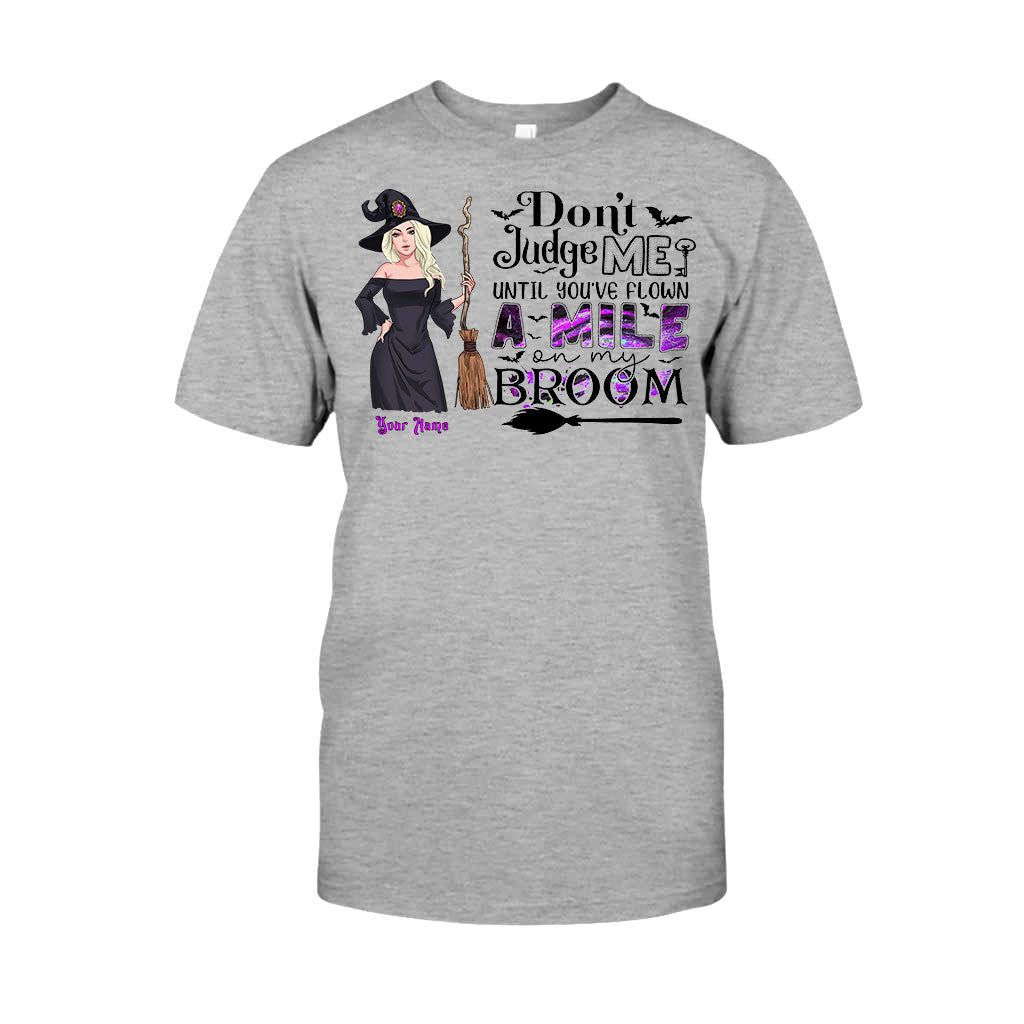 Don't Judge Me - Personalized Witch T-shirt and Hoodie