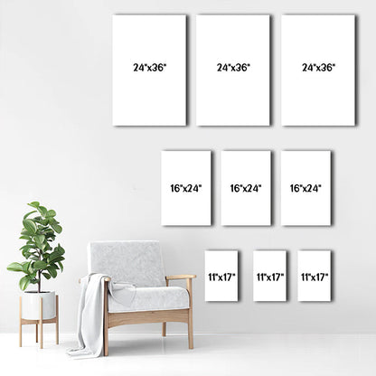 Always Kiss Me Goodnight - Personalized Couple Mouse Poster & Canvas Set