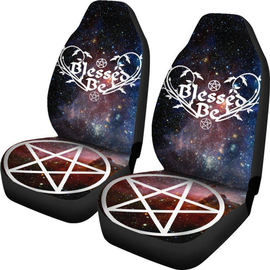 Blessed Be - Witch Seat Covers 0822