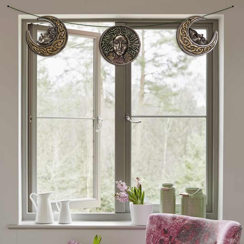 Triple Moon Goddess - Witch 3 Pieces Garland