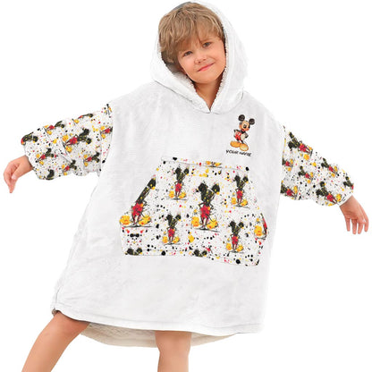 Magic Mouse Ears - Personalized Mouse Blanket Hoodie