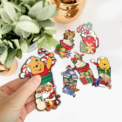 Christmas Latte - Christmas Mouse 6 Pieces Garland