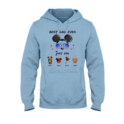 Best Dad Ever - Personalized Father's Day Mouse T-shirt and Hoodie