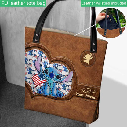 Ohana - Personalized Independence Day Ohana Tote Bag
