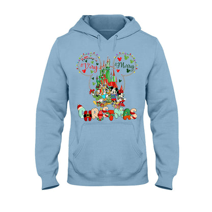 Merry Christmas - Christmas Mouse T-shirt and Hoodie