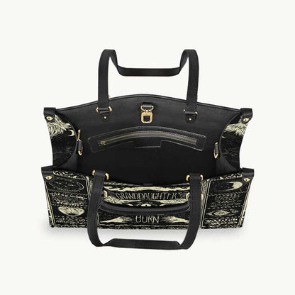 Wicca Witches You Could Not Burn - Witch Leather Handbag 0921