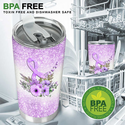 It Takes Strength To Tolerate The Pain Everyday Fibromyalgia Awareness Tumbler 0622