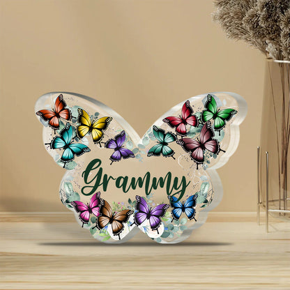 Grandma - Personalized Mother's Day Grandma Custom Shaped Acrylic Plaque