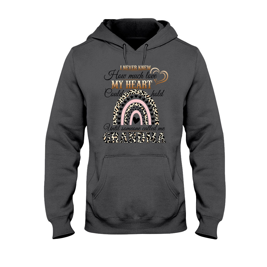 I Never Knew How Much Love My Heart - Personalized Mother's Day Grandma T-shirt and Hoodie