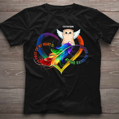 A Piece Of My Heart - Personalized Cat T-shirt and Hoodie