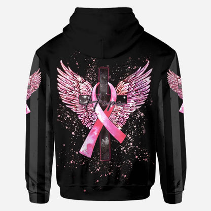 Hope Wings - Breast Cancer Awareness All Over T-shirt and Hoodie 1021
