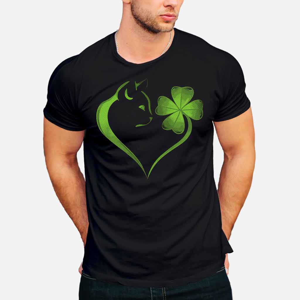 Cat Heart Irish - T-shirt and Hoodie 0119