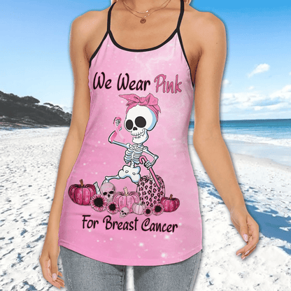 We Wear Pink For Breast Cancer Awareness - Breast Cancer Awareness All Over T-shirt and Hoodie 0822