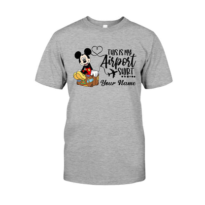 This Is My Airport Shirt - Personalized Mouse T-shirt and Hoodie