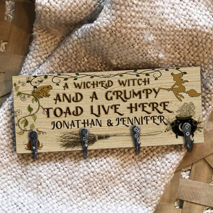The Wicked Witch - Personalized Witch Key Rack