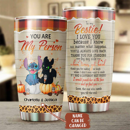You Are My Person - Personalized Ohana Tumbler 0823