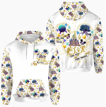 50th Anniversary Magical World Mouse Ears - Personalized Hoodie And Leggings