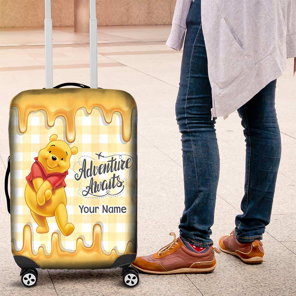 Adventure Awaits - Personalized Mouse Luggage Cover