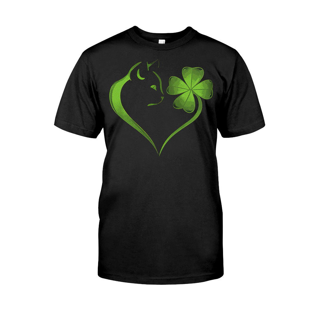 Cat Heart Irish - T-shirt and Hoodie 0119