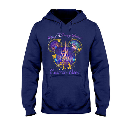 Magical World - Personalized Christmas Mouse T-shirt and Hoodie