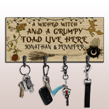 The Wicked Witch - Personalized Witch Key Rack
