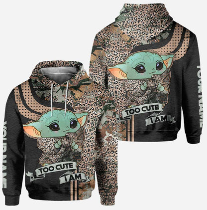 Too Cute I Am - Personalized Hoodie and Leggings