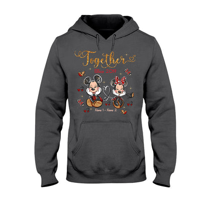 Together Since - Personalized Mouse T-shirt and Hoodie
