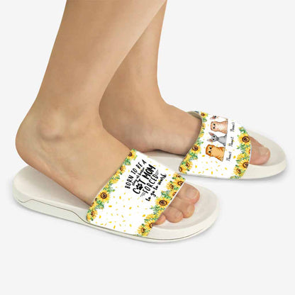 Cat Mom - Personalized Slide Sandals