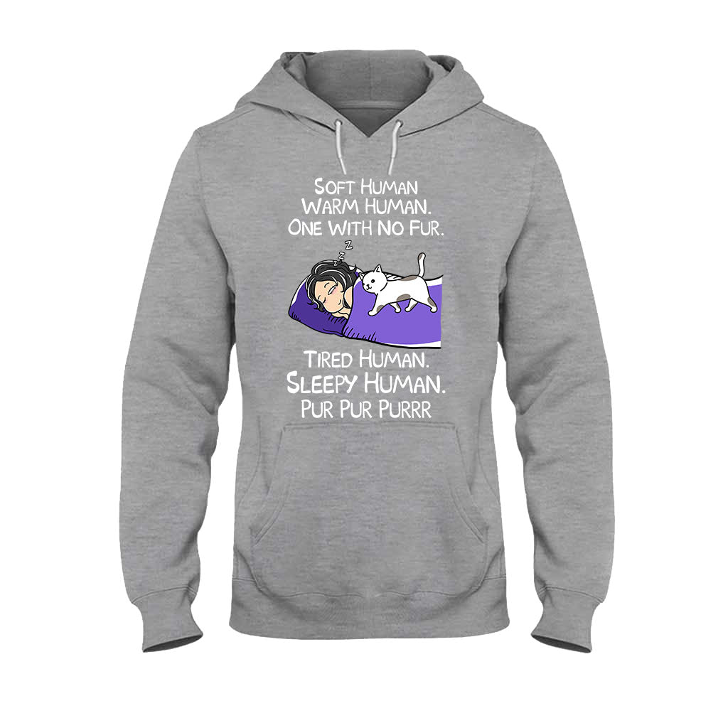 Soft Human Warm Human - Personalized Cat T-shirt and Hoodie