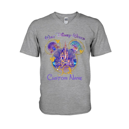 Magical World - Personalized Christmas Mouse T-shirt and Hoodie