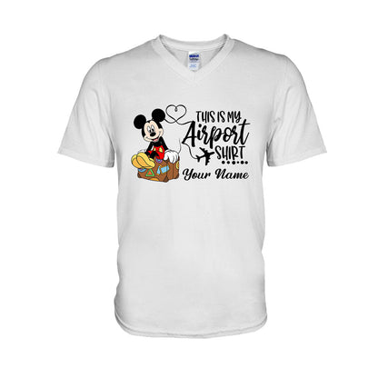 This Is My Airport Shirt - Personalized Mouse T-shirt and Hoodie