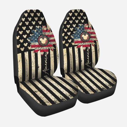 Happy The 4th Of July - Independence Day Mouse Seat Covers