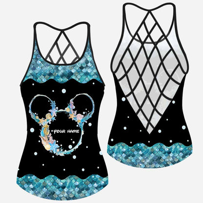 Never Too Old For Magic - Personalized Mouse Cross Tank Top
