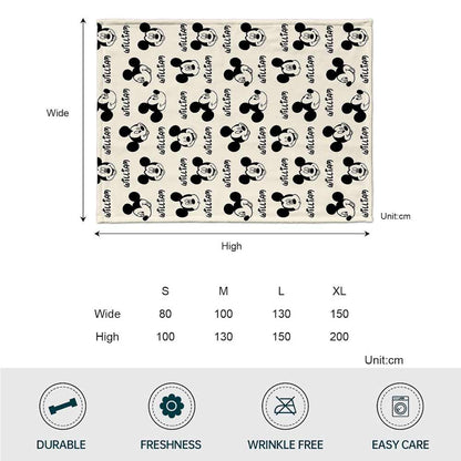 Lovely Mouse Ears - Personalized Mouse Blanket