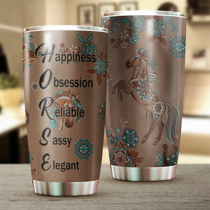 Love Horse Horse Tumbler 0523