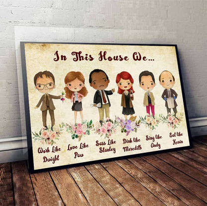 In This House Canvas And Poster