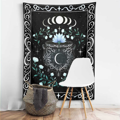Witch Cauldron - Witch Wall Tapestry