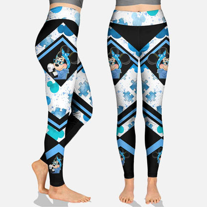 Autism Doesn't Come With A Manual - Personalized Autism Awareness Hoodie and Leggings
