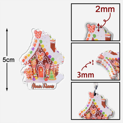 Home Sweet Home - Personalized Mouse Transparent Keychain