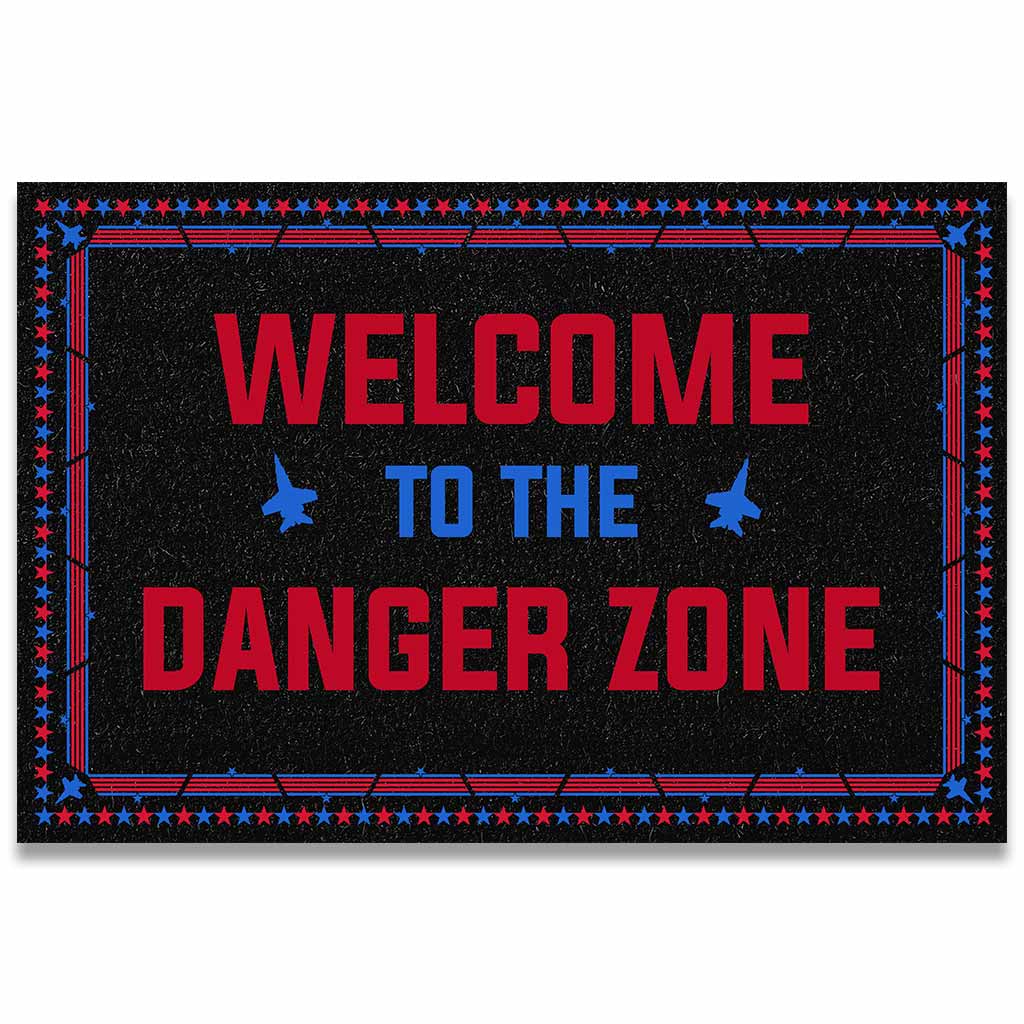 Welcome To The Danger Zone - Independence Day Top Gun Doormat